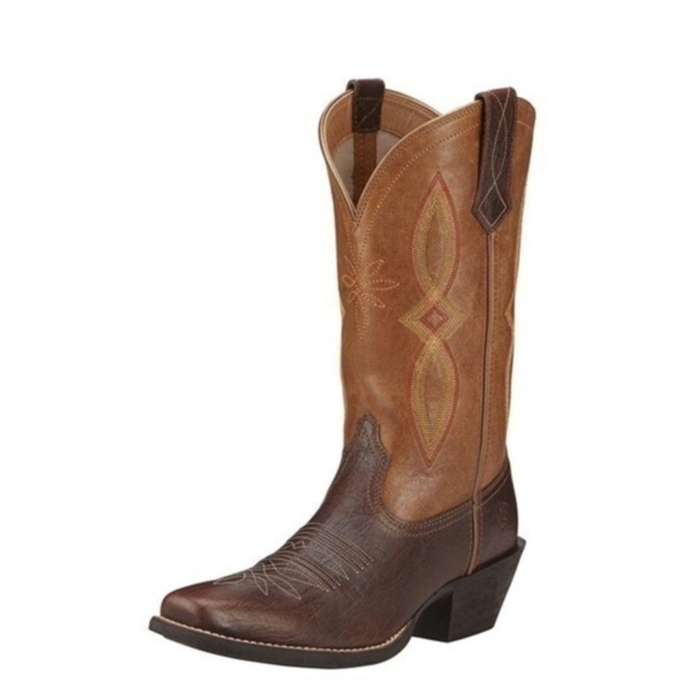 ✨NEW in Box 📦 Ariat Brown Leather Cowboy Boots